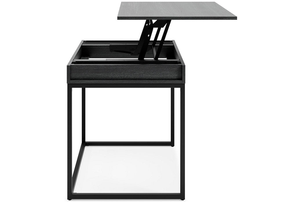 Yarlow Black 36" Home Office Desk - H215-13 - Vega Furniture