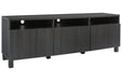 Yarlow Black 70" TV Stand - W215-66 - Vega Furniture