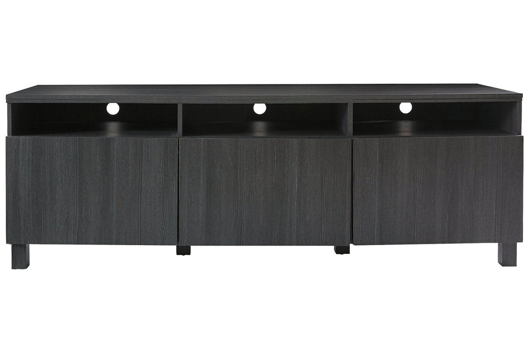 Yarlow Black 70" TV Stand - W215-66 - Vega Furniture