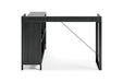 Yarlow Black Home Office L-Desk - H215-24 - Vega Furniture