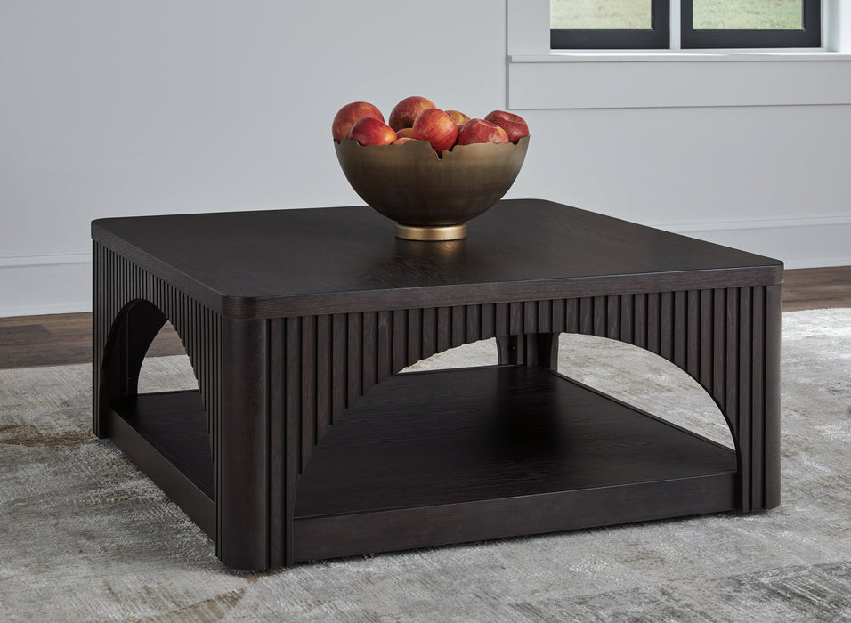 Yellink Black Coffee Table - T760-8 - Vega Furniture