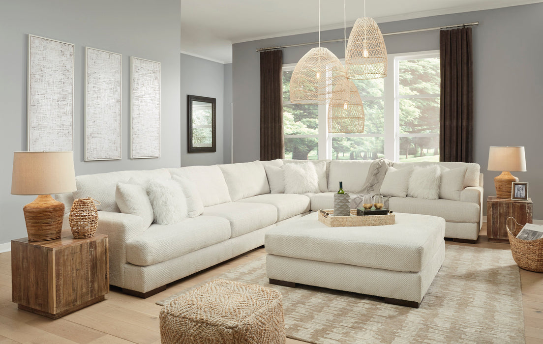 Zada Ivory 4-Piece Sectional - SET | 5220466 | 5220467 | 5220477 | 5220446 | 5220408 - Vega Furniture