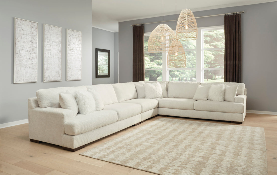 Zada Ivory 4-Piece Sectional - SET | 5220466 | 5220467 | 5220477 | 5220446 | 5220408 - Vega Furniture