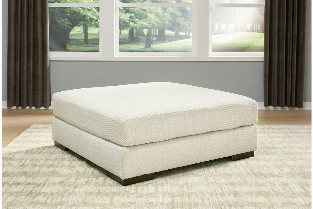 Zada Ivory Oversized Accent Ottoman - 5220408 - Vega Furniture