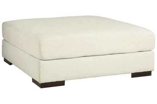 Zada Ivory Oversized Accent Ottoman - 5220408 - Vega Furniture
