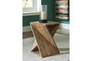 Zalemont Distressed Brown Accent Table - A4000510 - Vega Furniture