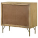 Zamora Natural/Antique Brass 3-Drawer Accent Cabinet - 959579 - Vega Furniture