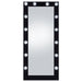 Zayan Full Length Floor Mirror With Lighting Black High Gloss - 969557 - Vega Furniture