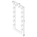 Zayan Full Length Floor Mirror With Lighting White High Gloss - 969558 - Vega Furniture