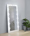 Zayan Full Length Floor Mirror With Lighting White High Gloss - 969558 - Vega Furniture