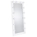 Zayan Full Length Floor Mirror With Lighting White High Gloss - 969558 - Vega Furniture