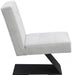 Zeal Boucle Fabric Accent Chair Cream - 405Cream - Vega Furniture