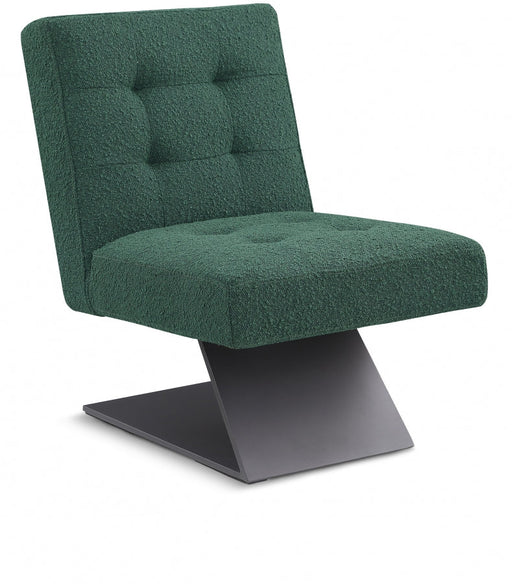 Zeal Boucle Fabric Accent Chair Green - 405Green - Vega Furniture