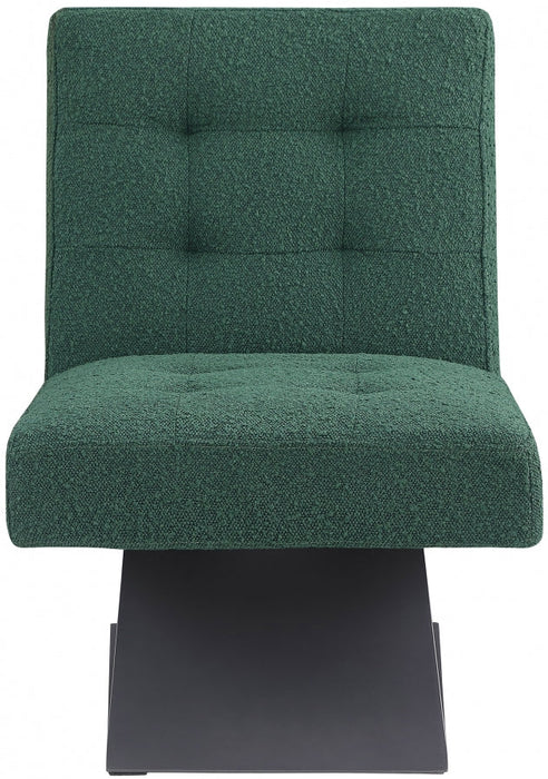 Zeal Boucle Fabric Accent Chair Green - 405Green - Vega Furniture