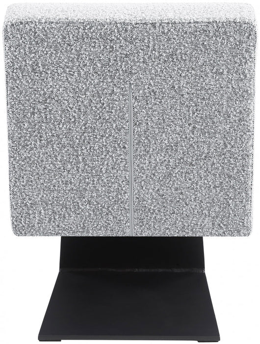 Zeal Boucle Fabric Accent Chair Grey - 405Grey - Vega Furniture