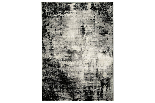 Zekeman Black/Cream/Gray Large Rug - R404921 - Vega Furniture