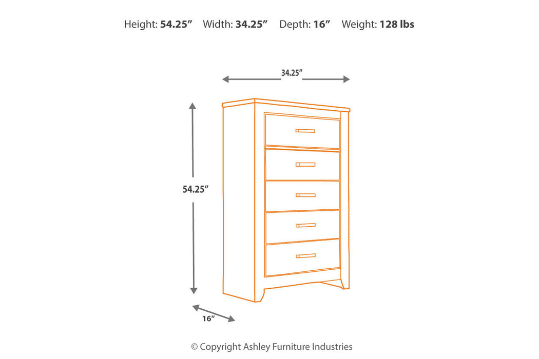 Zelen Warm Gray Chest of Drawers - B248-46 - Vega Furniture