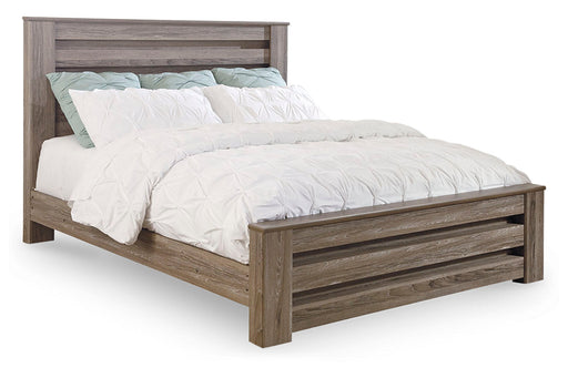 Zelen Warm Gray King Panel Bed - SET | B248-66 | B248-68 | B248-99 - Vega Furniture