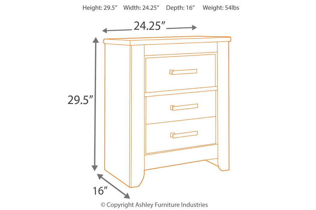 Zelen Warm Gray Nightstand - B248-92 - Vega Furniture