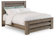 Zelen Warm Gray Queen Panel Bed - SET | B248-64 | B248-67 | B248-98 - Vega Furniture