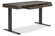 Zendex Dark Brown 55" Adjustable Height Desk - H304-29 - Vega Furniture