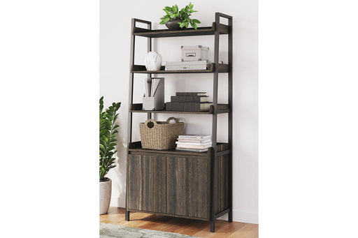 Zendex Dark Brown 72" Bookcase - H304-17 - Vega Furniture