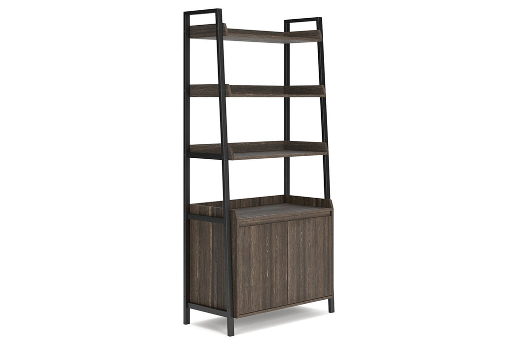 Zendex Dark Brown 72" Bookcase - H304-17 - Vega Furniture