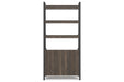 Zendex Dark Brown 72" Bookcase - H304-17 - Vega Furniture