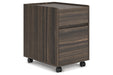 Zendex Dark Brown File Cabinet - H304-12 - Vega Furniture