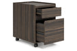 Zendex Dark Brown File Cabinet - H304-12 - Vega Furniture