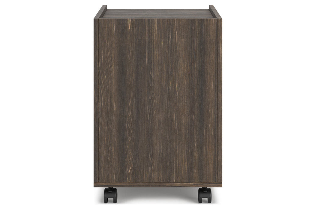 Zendex Dark Brown File Cabinet - H304-12 - Vega Furniture