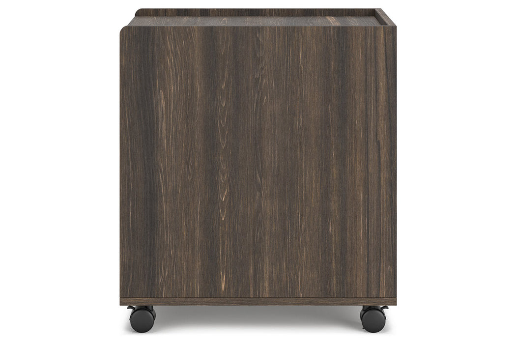 Zendex Dark Brown File Cabinet - H304-12 - Vega Furniture