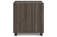 Zendex Dark Brown File Cabinet - H304-12 - Vega Furniture