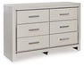 Zyniden Silver Dresser - B2114-31 - Vega Furniture