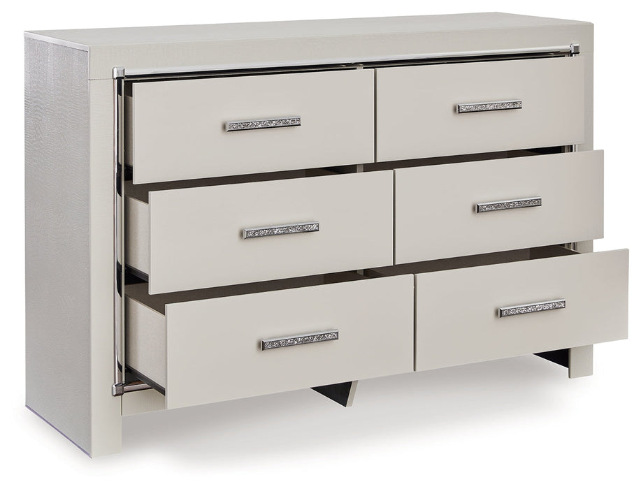 Zyniden Silver Dresser - B2114-31 - Vega Furniture