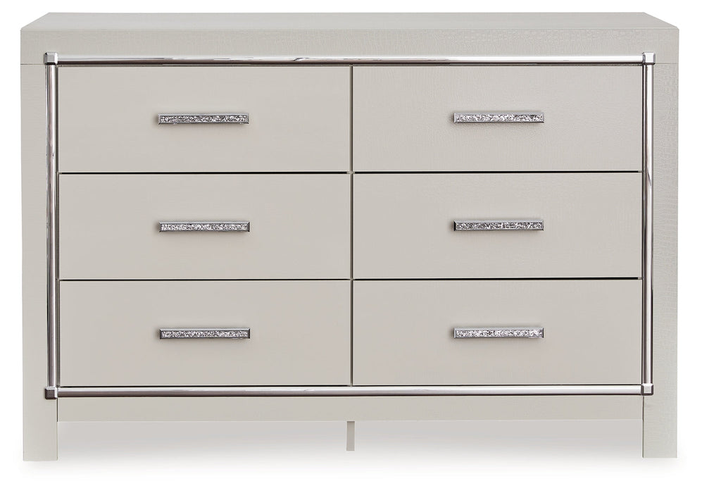 Zyniden Silver Dresser - B2114-31 - Vega Furniture