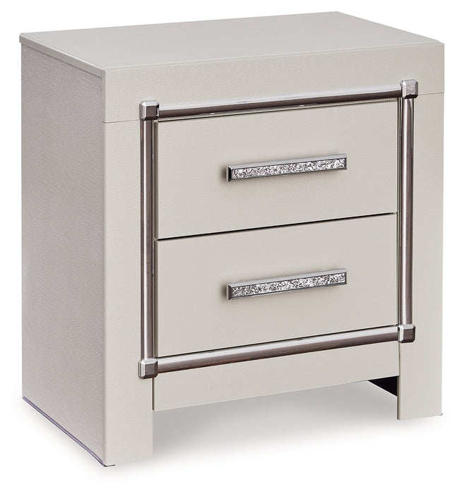 Zyniden Silver Nightstand - B2114-92 - Vega Furniture